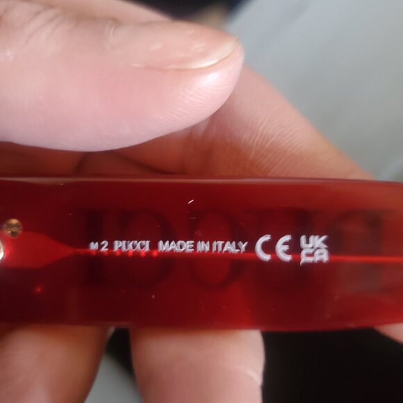 Emilio Pucci Burgundy Sunglasses - Picture 4 of 4